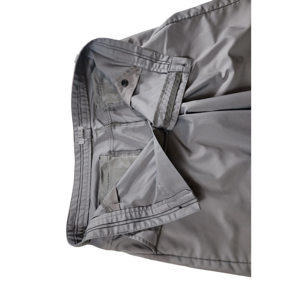 IZOD Golf Shorts Mens Size 36 Gray XFG Chino Flat Pockets Belt Loops Summer - Picture 13 of 16